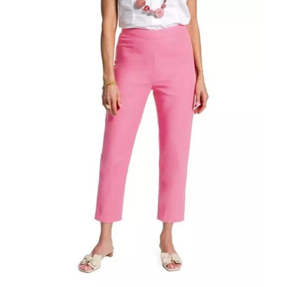 Frances Valentine Stretch Lucy Pants Bubblegum Pink Size 8 - Picture 1 of 8